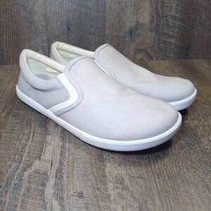 Xero Shoes Men's Dillon Canvas Slip-On Barefoot Classic Sneaker Grey Size 11.5